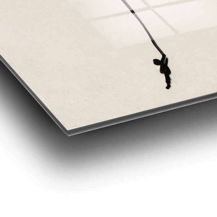 Wallity Cuadro Decorativo Banksy 45 x 65 cm en Vidrio Templado